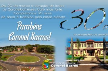 Parabéns - Coronel Barros